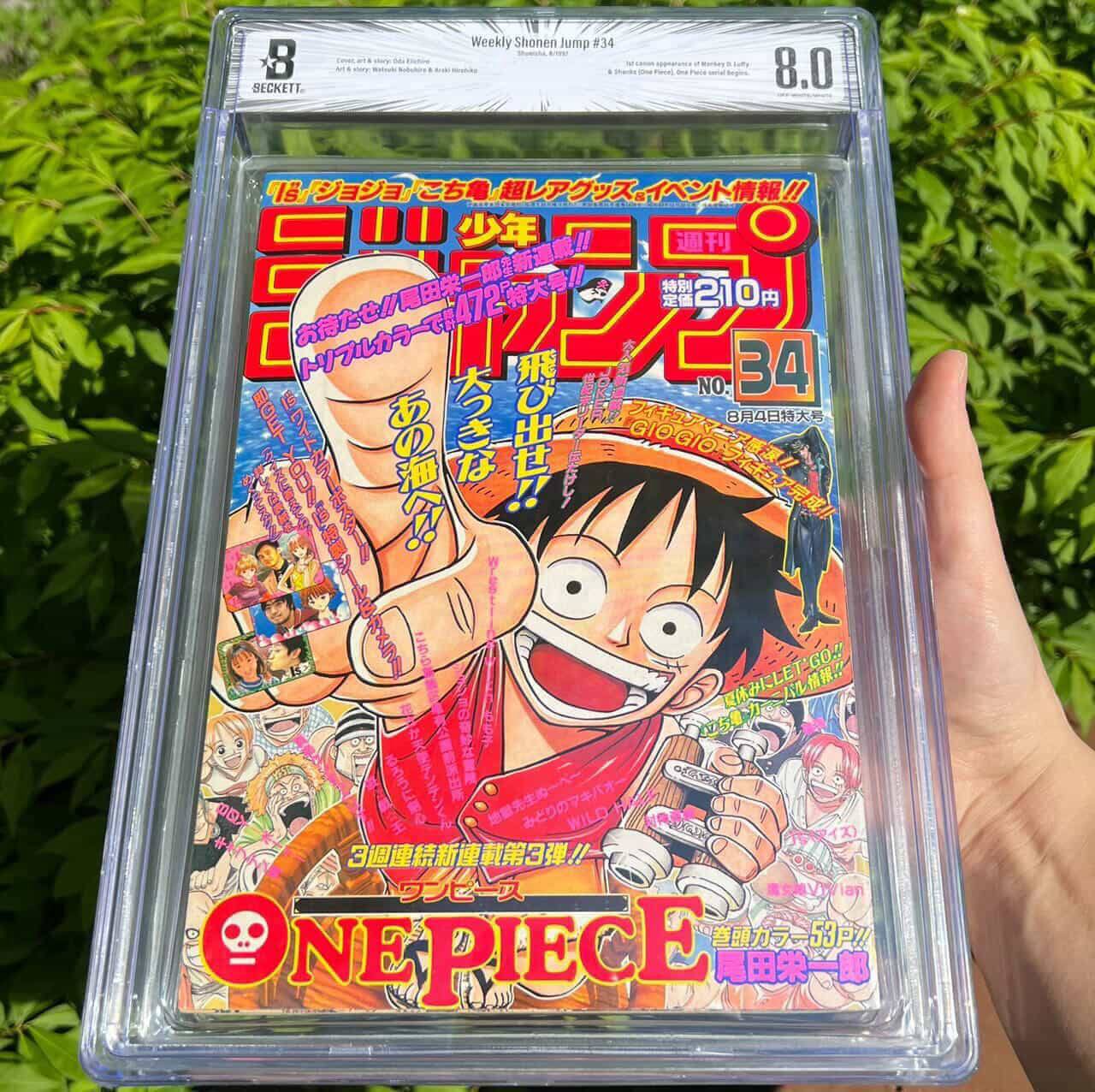 Six-Figure Private Sale: Weekly Shonen Jump #34 BGS 8.0